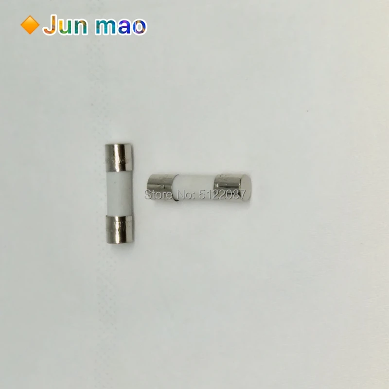 5*20mm Ceramic Fuse Tube Fuse 5x20mm 250V 0.5A 1A 2A 3A 4A 5A 6A 8A 10A 12A 15A 20A 25A 30A Fast Fusing 5X20 High Quality