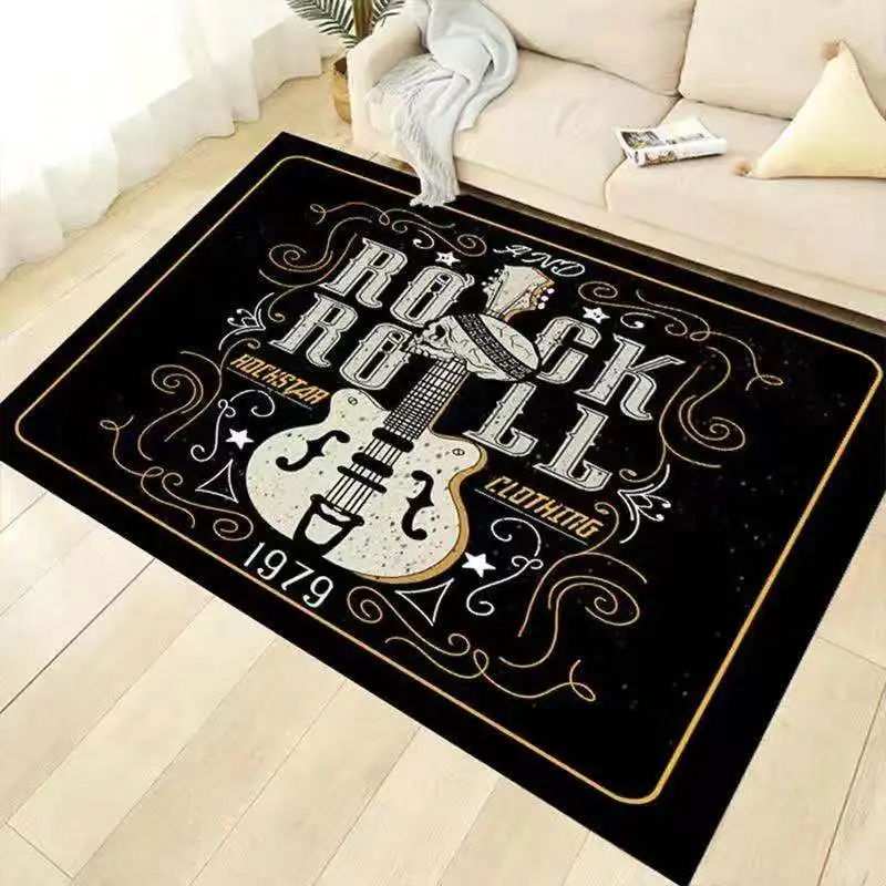 Nordic 3D Skull Pattern Printed Carpets for Living Room Bedroom Area Rug Halloween Home Decoration Carpet kitchen Bath Floor Mat