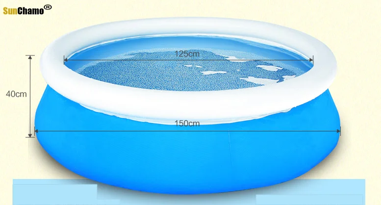 High Quality Family Pool Infant For Child Inflatable Pool Ocean Thickening Ball Pool Round Foldable Plunge Pool