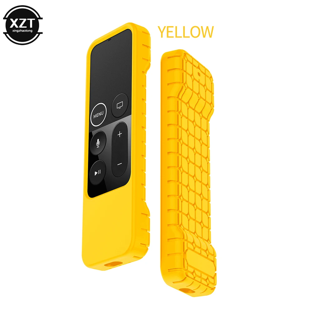 Silicone Shock Proof Protector Soft Remote Control Cover Waterproof Protective Case Rectangle Sleeve for Apple TV 4K Contorller