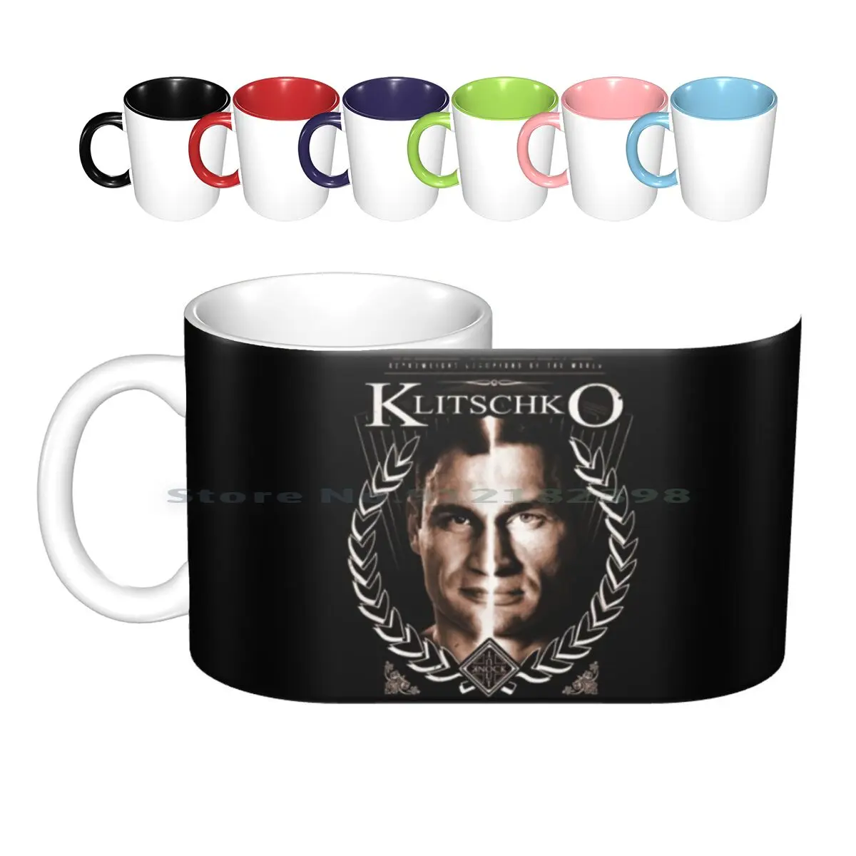 Klitschko Brother Vitali & Wladimir Boxing Ceramic Mugs Coffee Cups Milk Tea Mug Creative Trending Vintage Gift Bottle Cup