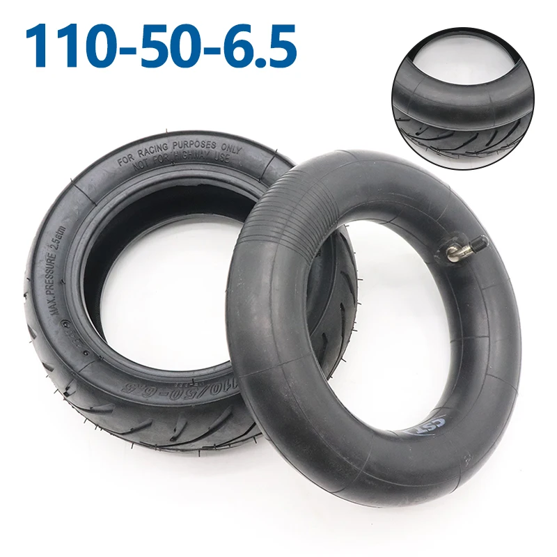 11 inch 90/65-6.5 Front Tire 110/50-6.5 Rear Tyre Inner Tube Bent Valve For 49cc Mini Dirt Bike E Scooter  Motorcycle