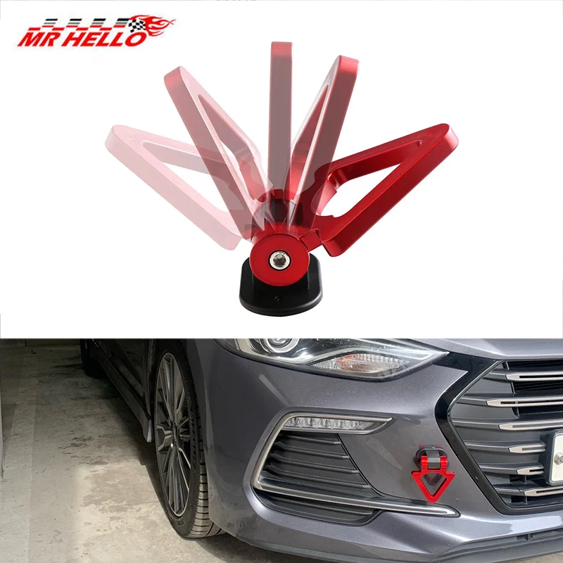 Universal ABS Bumper Car Sticker Adorn Car Simulation Tralier Tow Hook Kit car tow strap/tow ropes/Hook/Towing Bars