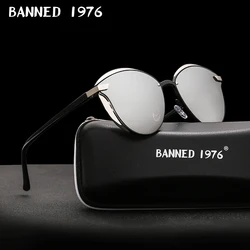 Luxury Polarized Women Sunglasses Brand New Design Cat Eye Lady's Metal Frame Driving Sun Glasses Male Goggle UV400 Ocolos