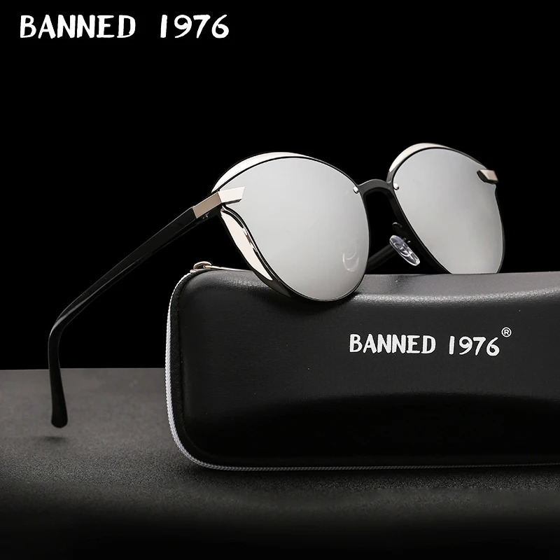 Luksusowe spolaryzowane damskie okulary przeciwsłoneczne Brand New Design kocie oko damskie metalowa rama okulary przeciwsłoneczne do jazdy męskie gogle UV400 Ocolos