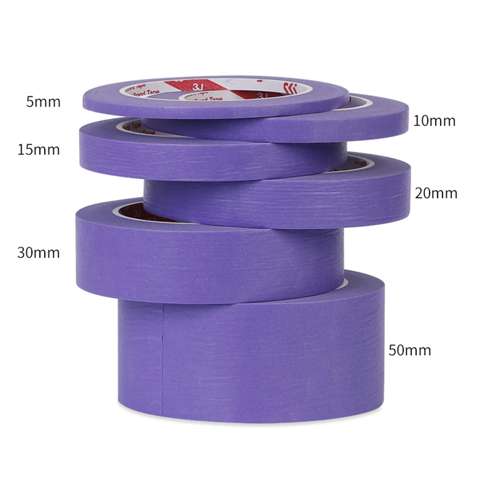 50M Weak Viscous Washi Tape Wall Art Latex Paint Separation Paper No Trace Adhesive Masking Tape Indoor Outdoor DIY Decoration