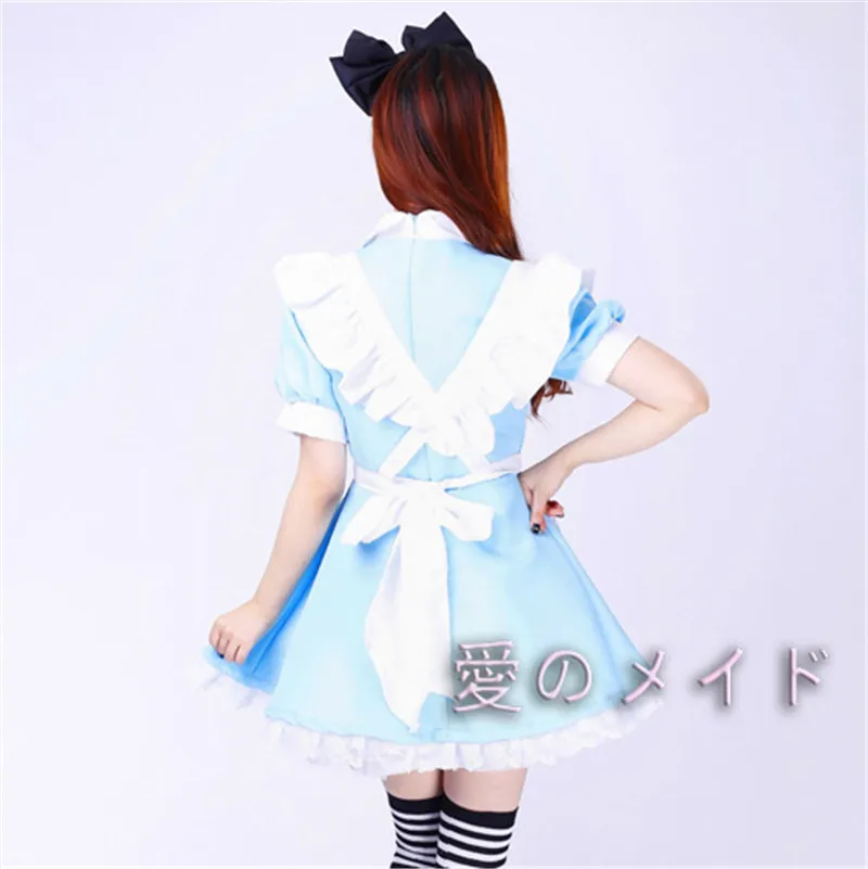 Alice In Wonderland Kostuum Lolita Dress Maid Cosplay Fantasia Carnaval Halloween Kostuums Voor Volwassenen Kids Gratis Verzending