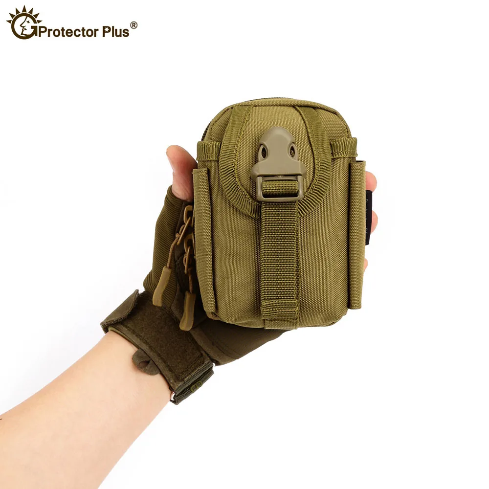 

Camouflage Nylon Molle Pouch Mobile Phone Package Tactical Climbing Attached Packs Travel Hiking Bags