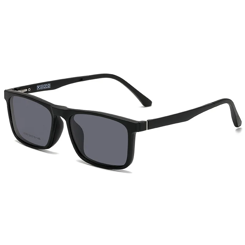 YIMARUILI New Fashion Ultra Light Magnetic Sunglasses High Quality TR90 Square Retro Optical Prescription Glasses Frame Men 2146 - Image 6