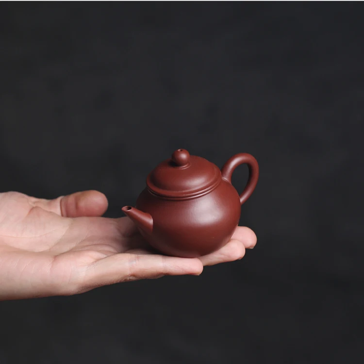 |Tan Yun dc mini kung fu pan pot teapot tea water good purple violet arenaceous mud yixing household