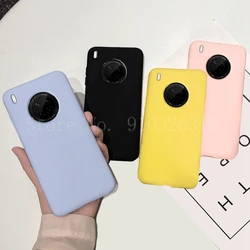 candy color phone case for huawei y9a y9 prime2019 wine red matte soft silicone tpu back cover case for Huawei Y9 Prime y 9 2019
