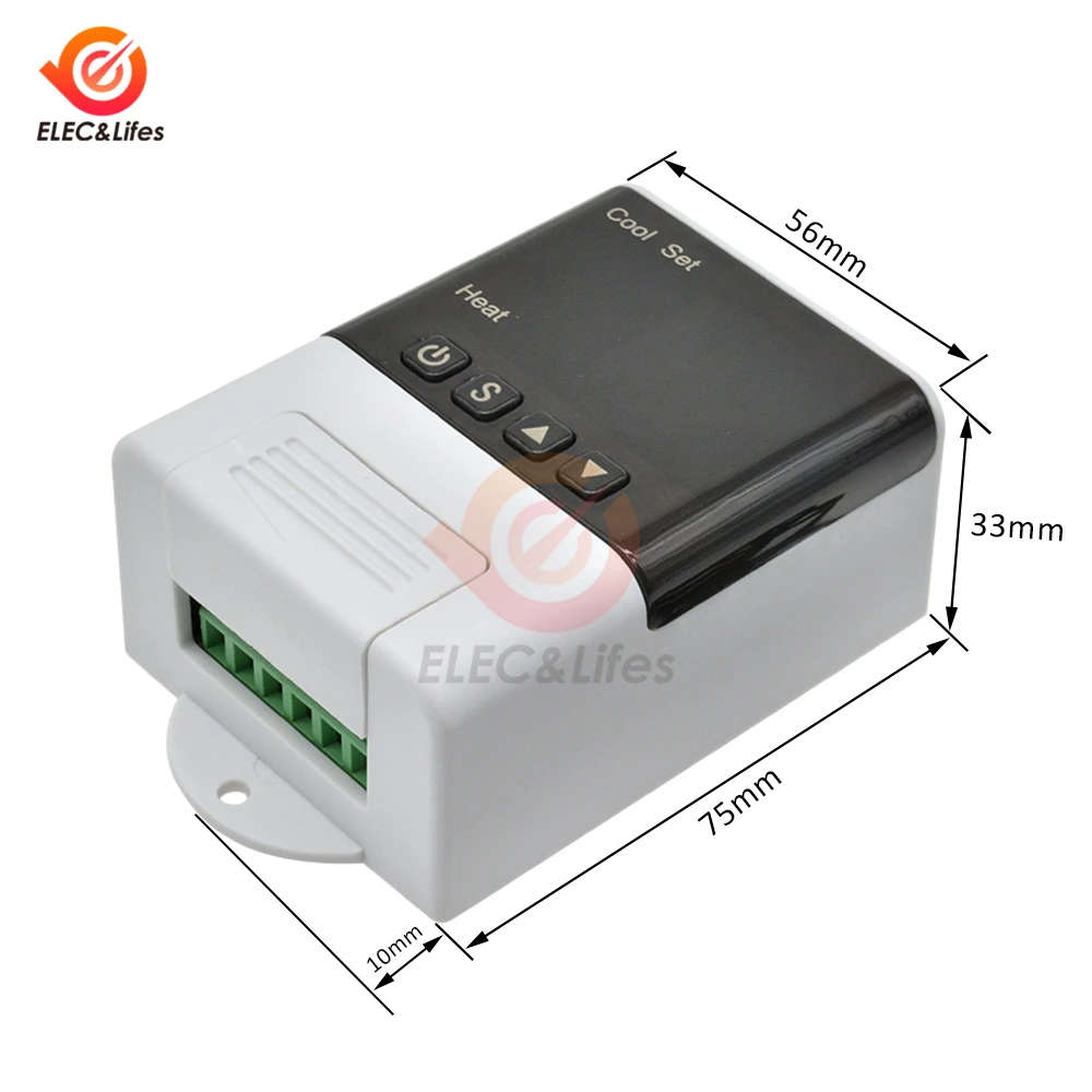 AC110V 220V Digital temperature controller Thermostat for Aquarium Incubator controller thermoregulator replace W3001 STC-1000