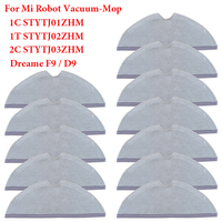Mop Cloths Accessories For XiaoMi Mi Robot Vacuum-Mop 1C STYTJ01ZHM 1T STYTJ02ZHM 2C STYTJ03ZHM Dreame F9 / D9 Mop Rag Parts