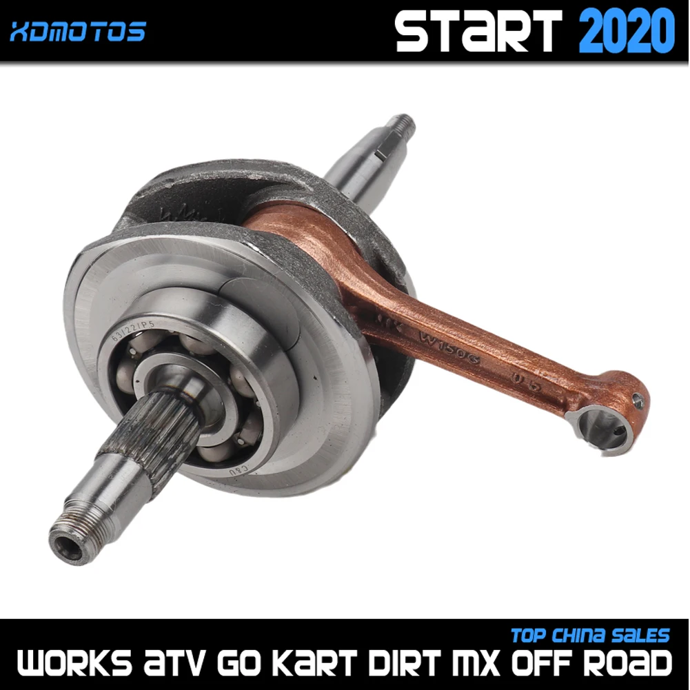 Motorcycle Crankshaft For ZongShen ZS 1P60YMJ W150 155Z 150cc 155cc Horizontal Kick Starter Engines Dirt Pit Bikes