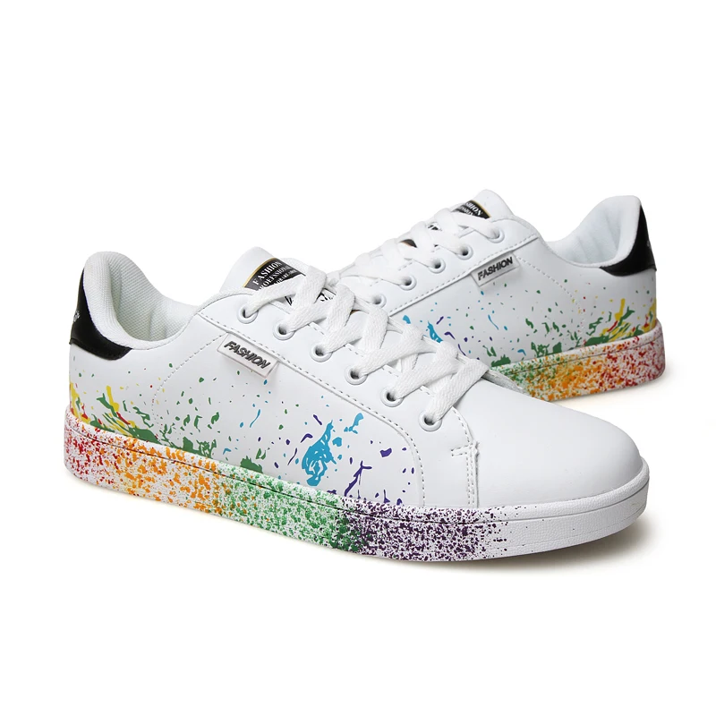 Plus Size 35-46 Men Skateboarding Shoes 2021 New Brand Sneakers Women Jogging Trainers Boys Guys Breathable Leather Sport Shoes