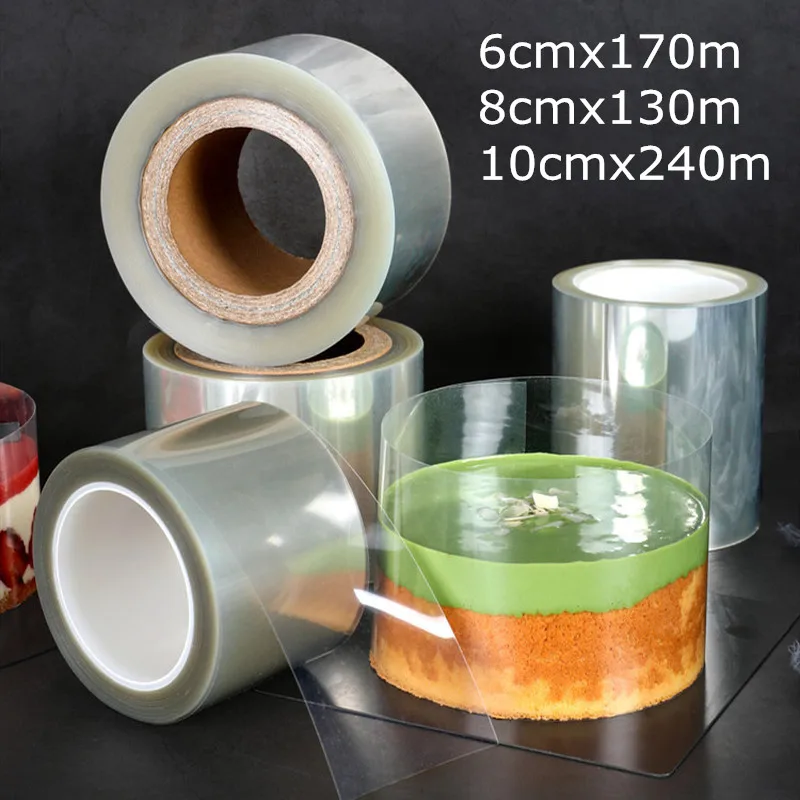 

1 рулон толстый 0,5-1 кг мусс для края торта s оберточная DIY для выпечки сложенная пленка для края торта лента упаковка инструменты для украшения прочный