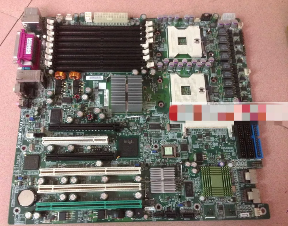 

Supermicro X6DA3-G2 dual-way 604 motherboard X6DA3-G2 graphics workstation motherboard