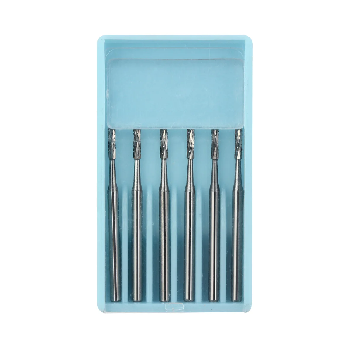 6 Stück/Box AZDENT Dental Chirurgische Wolframkarbid-Bohrer 1,6 mm Länge 25 mm 557 FGOS FG-557XL Zahnärztliche Instrumente – Detail 6
