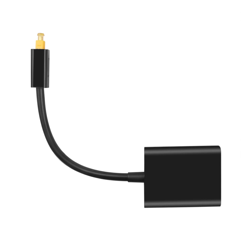 Nowy 1 sztuk Mini USB Audio kabel cyfrowy Toslink światłowód Audio 1 do 2 kobieta przejściówka rozgałęziająca 23CM dla multimediów