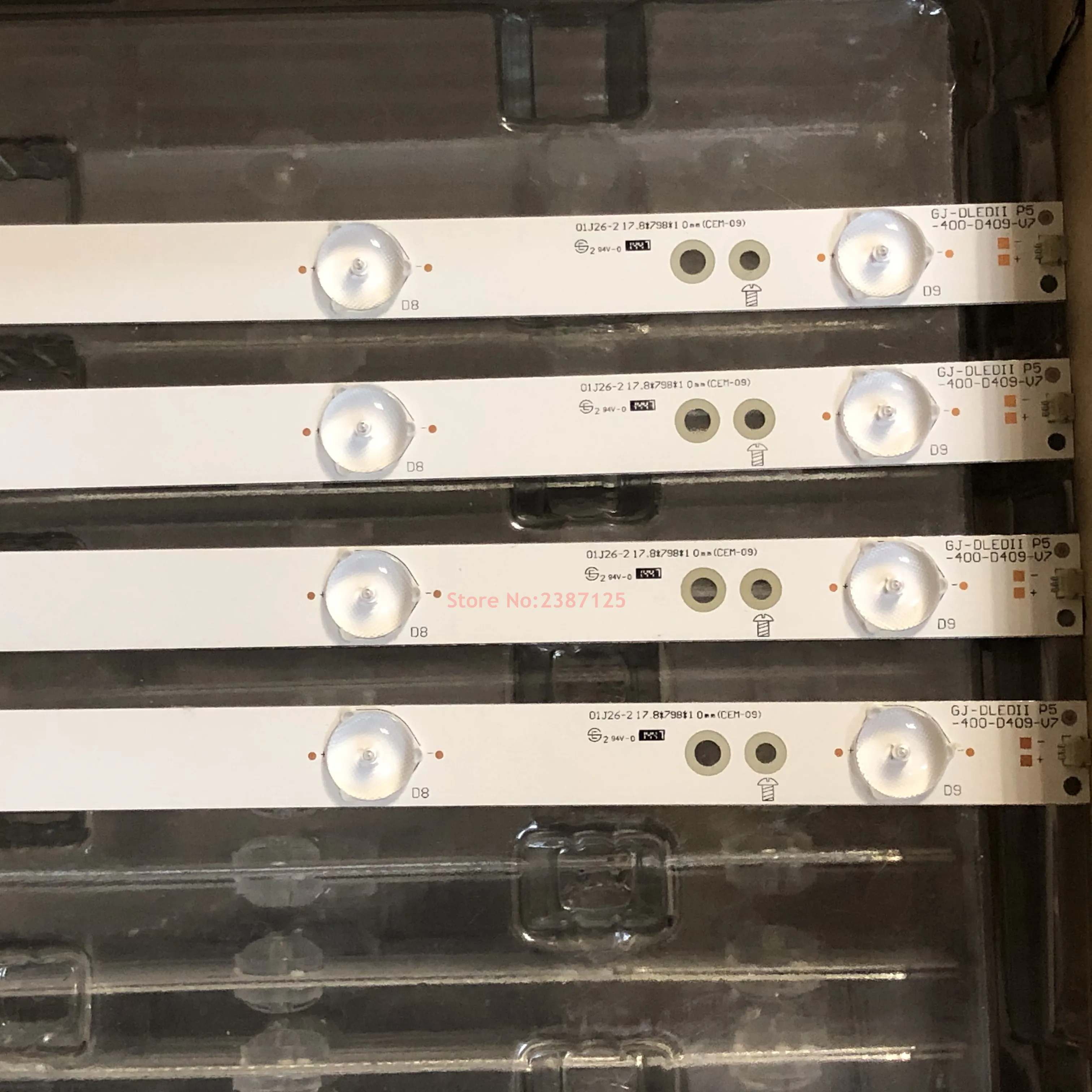 4set=16pcs LED Strip 9lamps LB-F3528-GJ10X-9S4P-H   40PFK5300 40PFK4509 40PFH4509 40PFH5500 40PFG5000 40PFG5100 40PFG5109