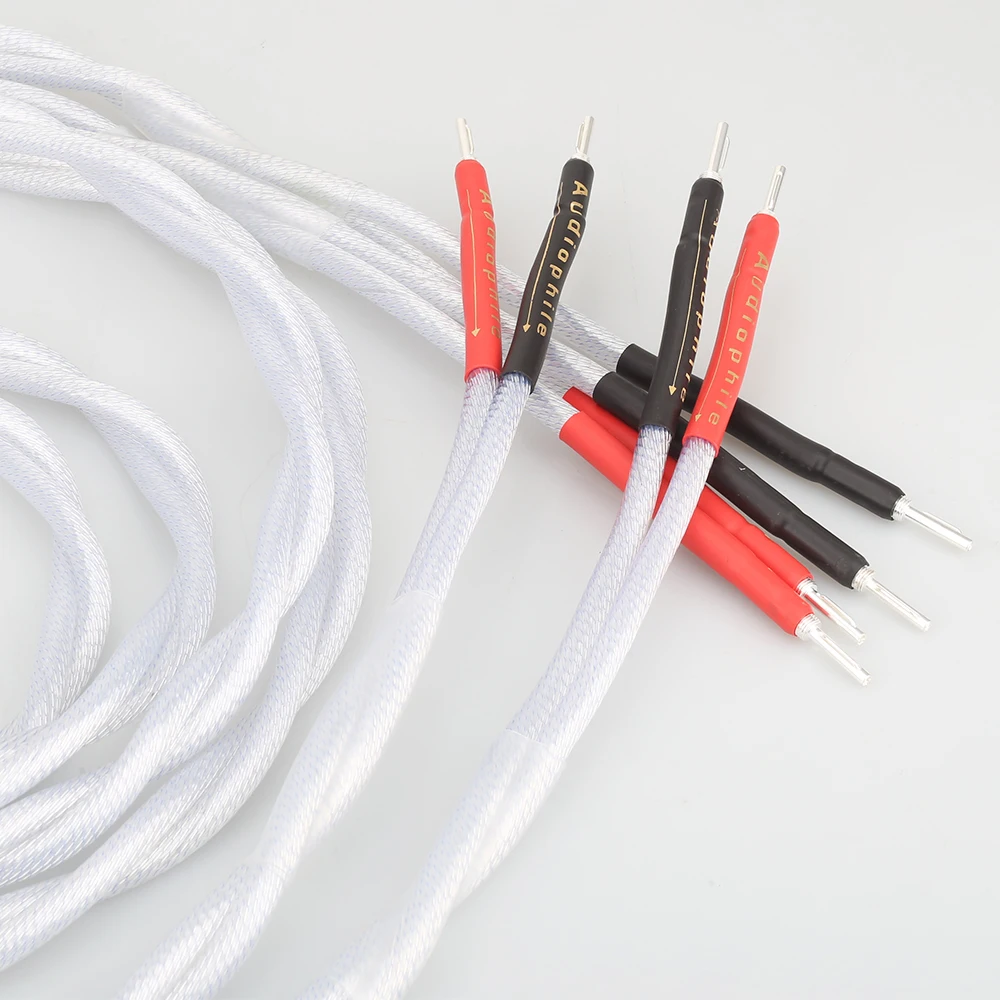 Audiocrast Hi Cấp 7N Mạ Bạc Hifi Cáp Loa Kiểm Âm Cáp Loa Audiograde Cáp Loa Đường Âm Thanh