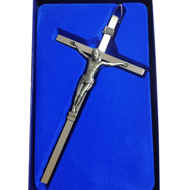 2024 New Catholic Cross Crucifix Saint Wall Cross Jesus Christ Church Religious Prayer