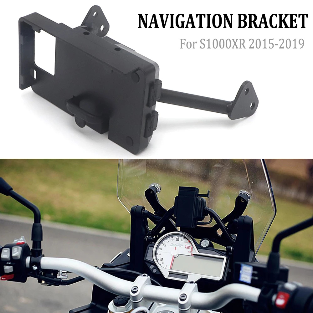 

S1000XR Motorcycle Stand Holder Mobile Phone GPS Navigaton Bracket USB Wireless Charging For BMW S1000 XR S 1000 XR 2015 - 2019