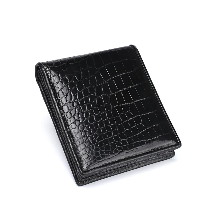 New Men\'s High Quality Luxury Purse Genuine Leather Leisure Small Wallet Women\'s Fashion Business Short Multiple Cards Purses