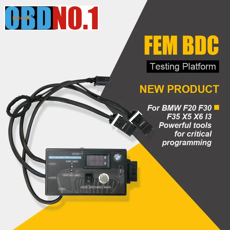 

RIOOAK New Type Test Platform ForBMW FEM & BDC forBMW F20 F30 F35 X5 X6 I3 forbmw FEM Tester Auto Key Programmers High Quality