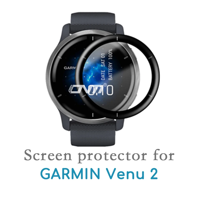 5D Screen Protector Film For Garmin Venu 2 Plus Sq Music 2S Smart