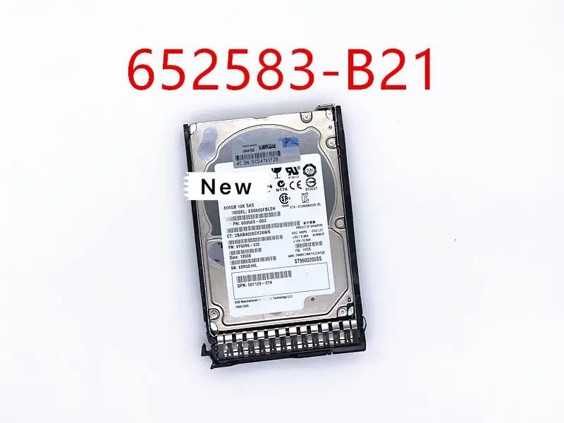 New original in box  652583-B21 653957-001 600G10K 2.5 SAS 693569-003 3 year warranty