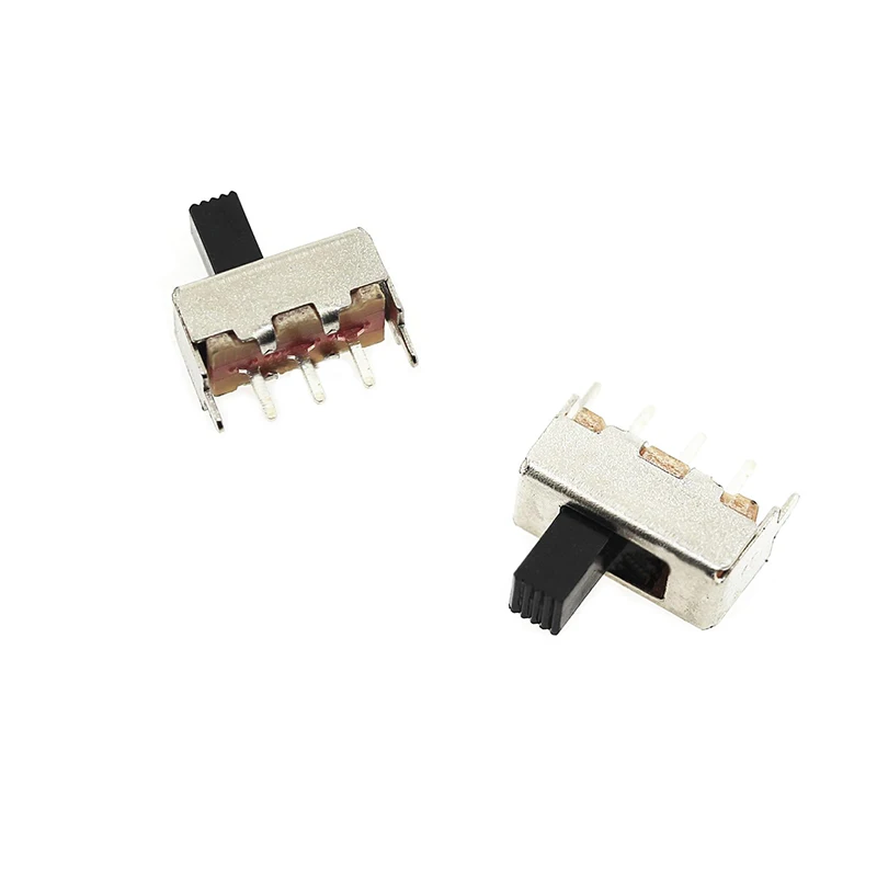 50Pcs SS12F44G5 SS12F44 SS-12F44 Handle 5mm MINI Miniature DIP Slide Switch 1P2T 3Pin DIY DVD Power Switch Electronic Accessorie