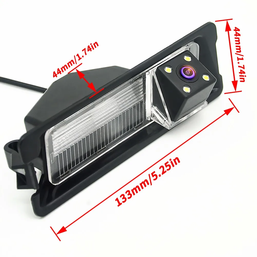 CCD CCD Night 4 LEDS Special Car Rearview Rear View Reverse backup Camera For Nissan March Renault Logan Renault Sandero W