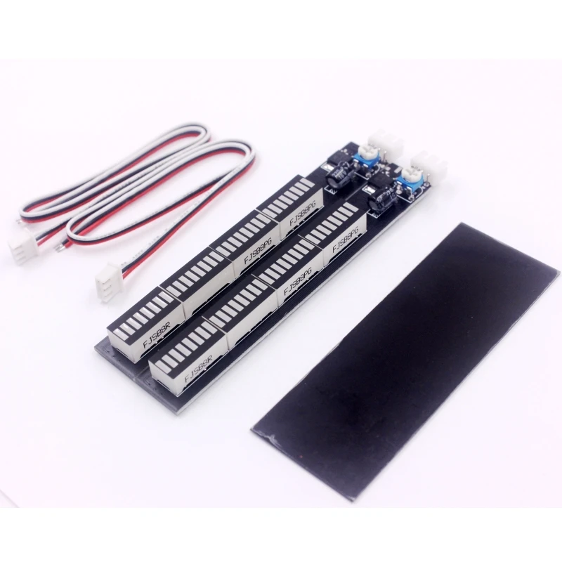 ستيريو الموسيقى الطيف LED ضوء مؤشر مستوى الصوت 12V 24V مكبر للصوت VU متر ل سيارة لاعب ضوء جو مصابيح