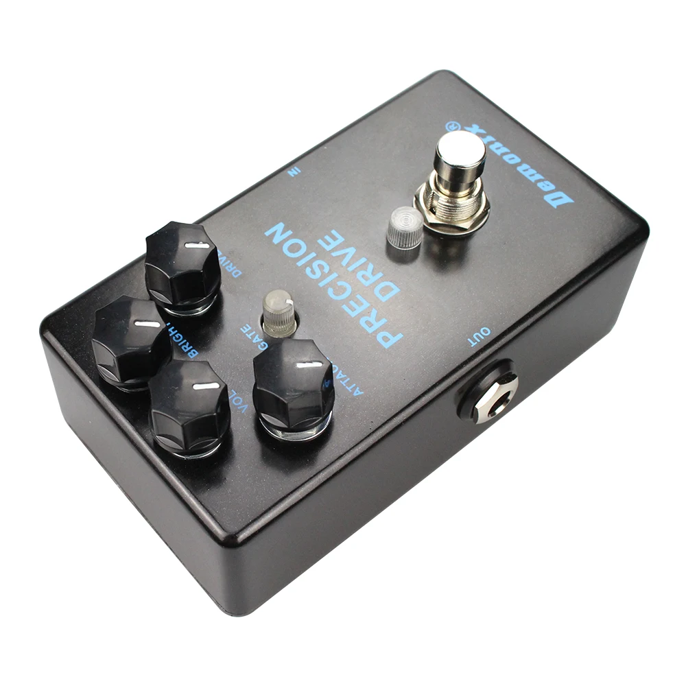 Nieuwe Demonfx Hoge Kwaliteit Precisie Drive Overdrive & Gate Pedaal Gitaar Effect Pedaal Overdrive Pedaal