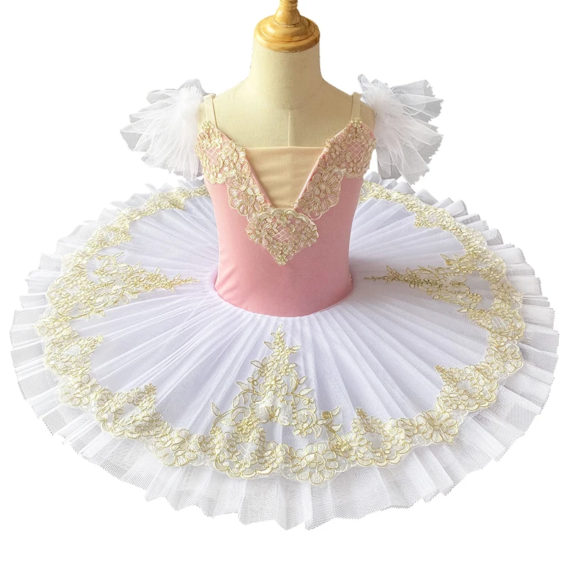 

Children's ballet skirt performance Dress Girls' professional Swan Lake dance performance dress children's pengpeng skirt Tutu