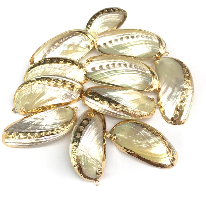 Natural shell Pendants irregular shape mother of pearl Exquisite Charms for Jewelry Making DIY Bracelet Necklaces Accessories