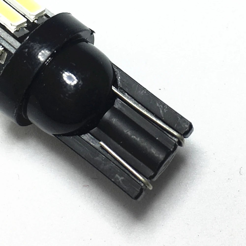 4Pcs Car License plate lamp W5W T10 LED 7020 10SMD 194 168 White Blue Motorcycle  For Clearance Lights Instrument Panel Lamp 12V