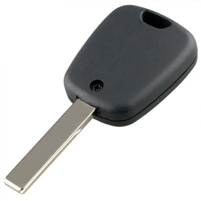 Coque de clé de télécommande de voiture avec fente et lame 307, 2 boutons de remplacement, adaptée pour KIT Partner Rods Boxer 206, 1PC