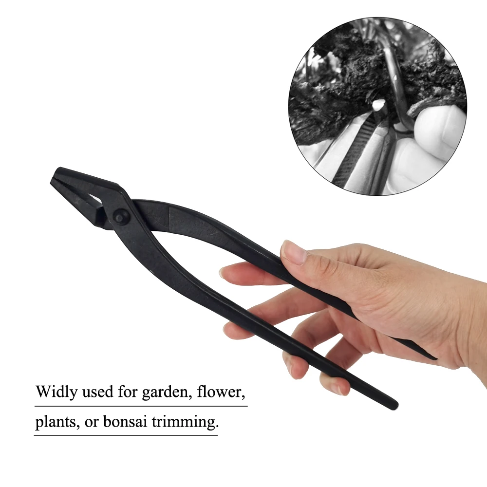 200mm Round Edge Steel Garden Pruning Wire Drawing Pliers Shears Thick Branches Cutter Scissors Bonsai Tools