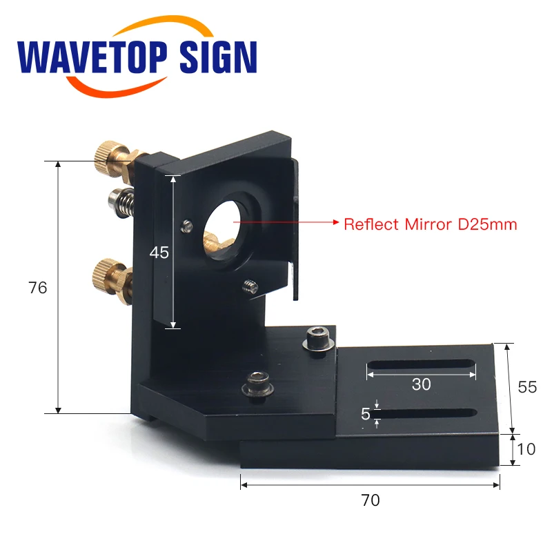 Imagem -05 - Laser Peças de Metal Transmissão Laser Head Grupo Componentes Mecânicos para Faça Você Mesmo Gravura Máquina de Corte Wavetopsign-co2