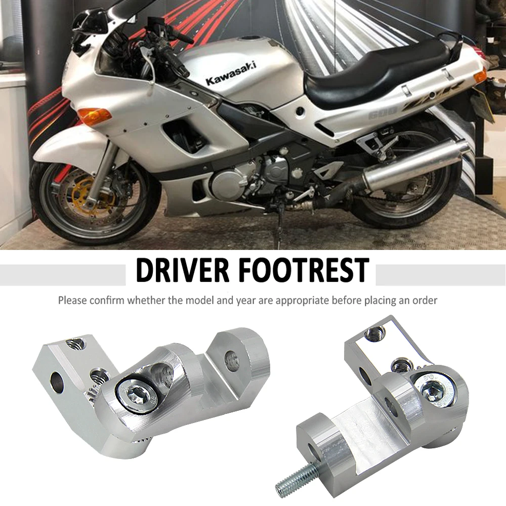 NEW Motorcycle Foot Peg Passenger Footpeg Lowering Kit For Kawasaki ZZR 600 2004