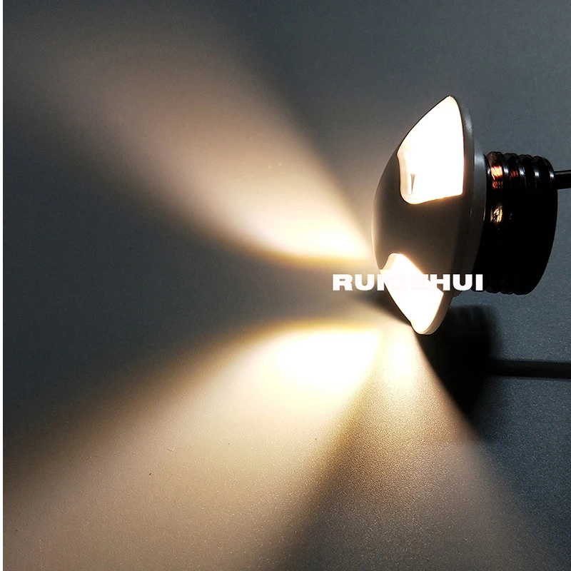 Recessed 3W Led Stair Light Aluminum 220V LED Step Wall Lamps For Home Bedroom Wall Decoration Night Light Indoor Lighting