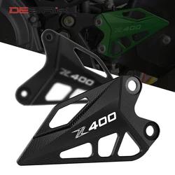 CNC Aluminum Motorcycle Front Foot Extension Side Stand Enlarge Front Pedal Wing Bracket For Kawasaki Z400 Z 400 2018 2019 2020