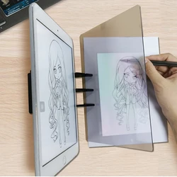 Kids LED Projection Drawing Copy Board Projector Painting Tracing Board Sketch Specular Reflection Dimming Bracket Phone Holder