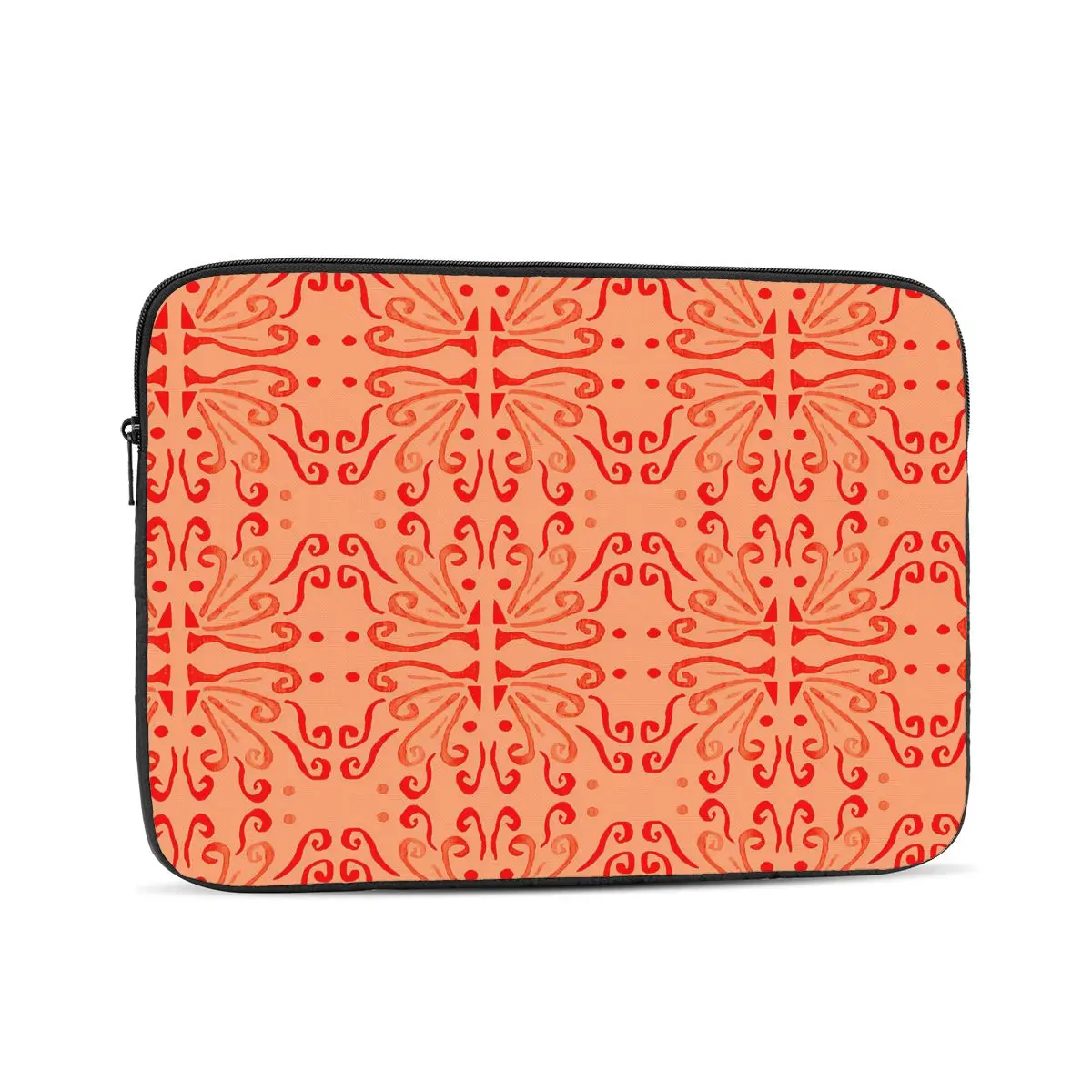 Tribal Seamless Red Geometric Pattern Computer ipad Laptop Cover Case Laptop Sleeve Bag Portable Cover Fundas Pouch