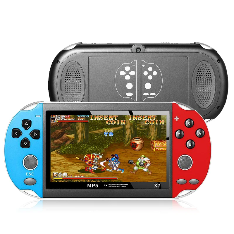 Handheld Game Console Built-in 15000 Retro Games 4.3 Inch Screen Mini Portable Arcade Classic Game Player with Video Music