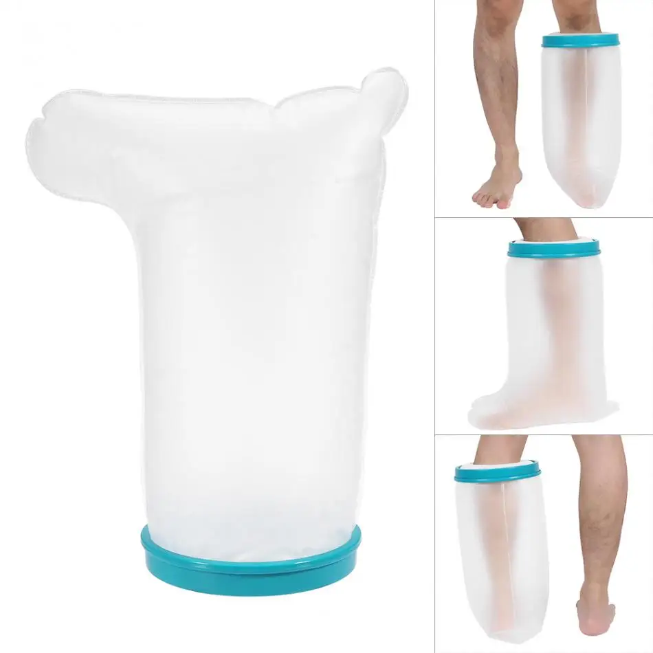 

Knee Protector Waterproof Cast Bandage Protector Wound Tightly sealed Fracture Arm Leg Foot Knee Cover for Children Shower Tool