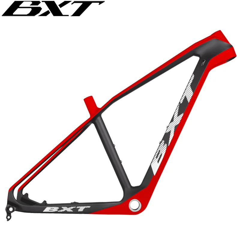 BXT Carbon MTB Frame, 27.5er T1000 Frame, size 15.5/17/18.5/20 fit Hub 135x9mm/142x12mm MTB Disc Brake Frame