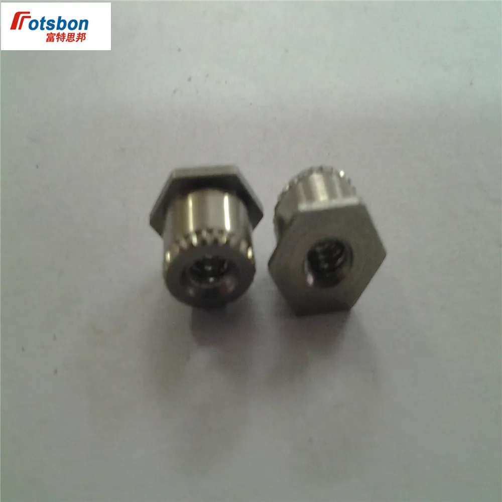 SOSG-8632 Grounding Standoffs Self Clinching Crimped Standoff Scerw Server Cabinet Inserts Sheet Metal Rivet Nuts Inox Screws